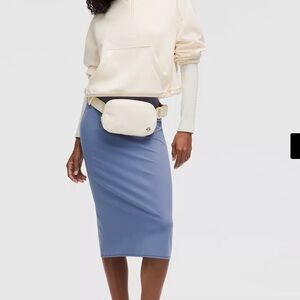 NWOT Lululemon Nula Slim Fit High Rise MIDI Skirt 6